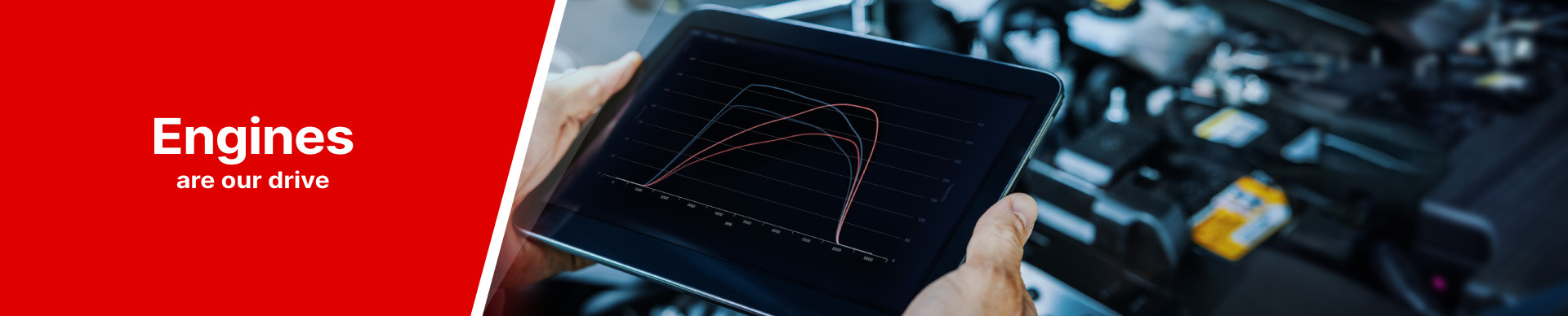 Performance diagram on the tablet
